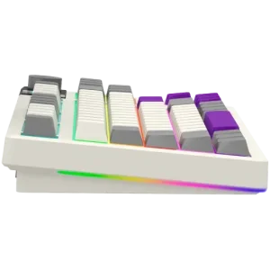 LORGAR Pro KBP70TKLW Wireless Belaidė Žaidimų Klaviatūra | Retro, Toxic Purple