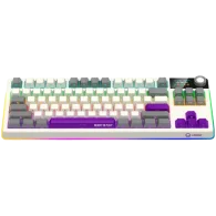 LORGAR Pro KBP70TKLW Wireless Belaidė Žaidimų Klaviatūra | Retro, Toxic Purple