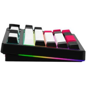 LORGAR Pro KBP70TKLW Wireless Belaidė Žaidimų Klaviatūra | Black, Toxic Purple