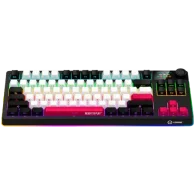 LORGAR Pro KBP70TKLW Wireless Belaidė Žaidimų Klaviatūra | Black, Toxic Purple