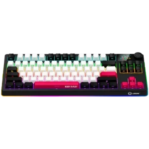LORGAR Pro KBP70TKLW Wireless Belaidė Žaidimų Klaviatūra | Black, Toxic Purple