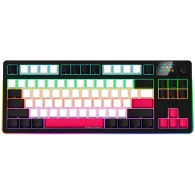 LORGAR Pro KBP70TKLW Wireless Belaidė Žaidimų Klaviatūra | Black, Toxic Purple