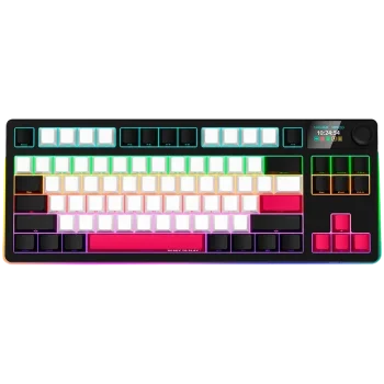 LORGAR Pro KBP70TKLW Wireless Belaidė Žaidimų Klaviatūra | Black, Toxic Purple
