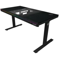 LORGAR Elite DE90W Žaidimų Stalas ir Korpusas | Black, Melamine