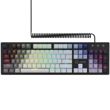 LORGAR Advanced Azar 514 Žaidimų Klaviatūra | US, White, Dream