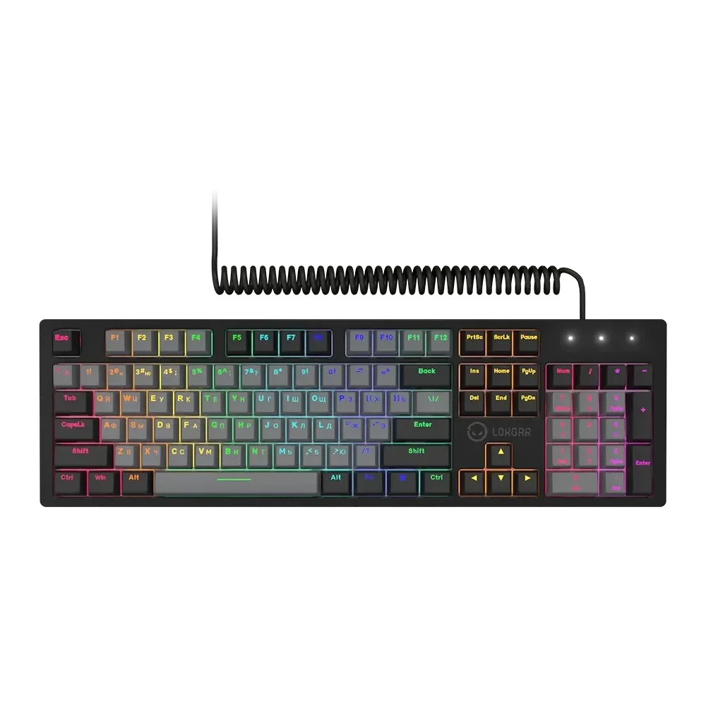 LORGAR Advanced Azar 514 Žaidimų Klaviatūra | RU, Black, Dream