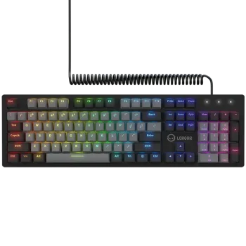 LORGAR Advanced Azar 514 Žaidimų Klaviatūra | US, Black, Dream