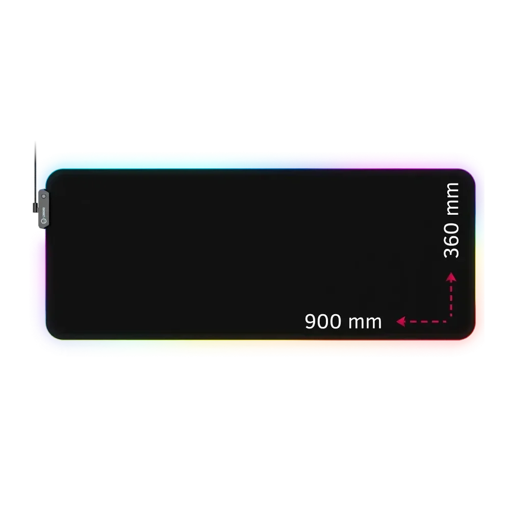LORGAR Steller 919 Pelės Kilimėlis | Black, RGB
