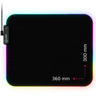 LORGAR Steller 913 Pelės Kilimėlis | Black, RGB