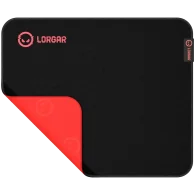 LORGAR Main 323 Pelės Kilimėlis | Black / Red