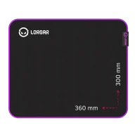 LORGAR Main 313 Pelės Kilimėlis | Black / Violet