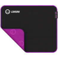LORGAR Main 313 Pelės Kilimėlis | Black / Violet