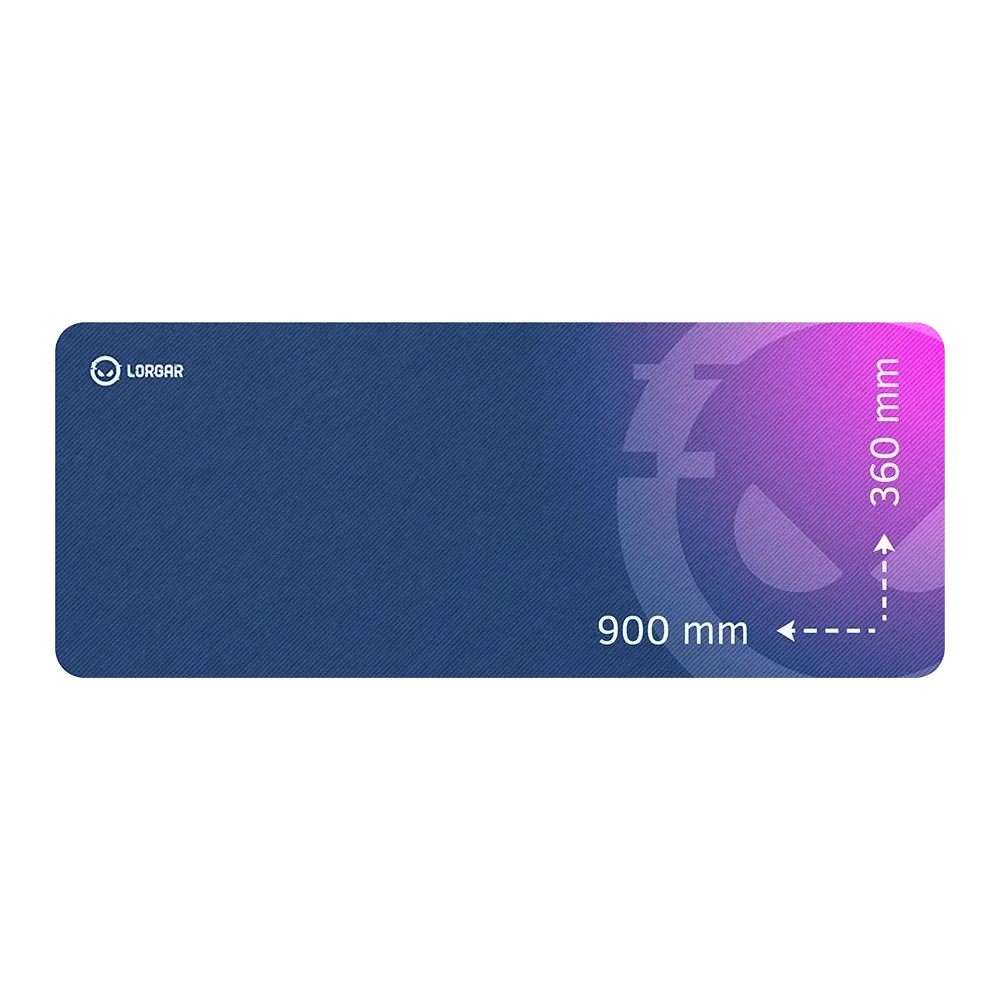 LORGAR Advanced Main 139 Pelės Kilimėlis | Blue / Purple