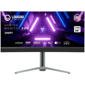 LORGAR Pro 34MP1 Monitorius | 34", UWQHD, Curved VA, 180 Hz
