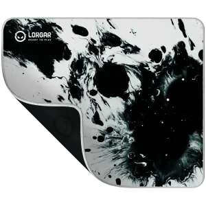 LORGAR Advanced MPA14L Pelės Kilimėlis | White / Black