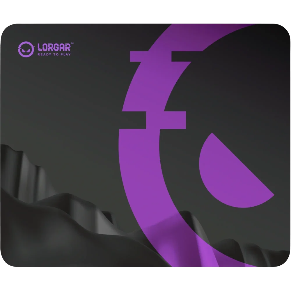 LORGAR Advanced MPA15L Pelės Kilimėlis | Black / Purple