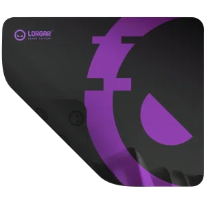 LORGAR Advanced MPA15L Pelės Kilimėlis | Black / Purple