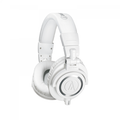 Ausinės Audio-Technica ATH-M50x Professional Monitor Headphones White (Baltos)