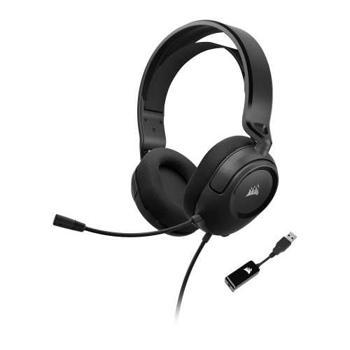 Corsair Gaming HS35 SURROUND v2 Carbon (Juodos) Žaidimų Ausinės