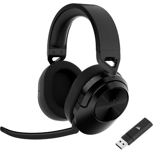 Bevielės Žaidimų Ausinės Corsair Gaming HS55 Wireless 7.1 Carbon (Juodos)