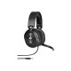 Corsair Gaming HS55 Stereo Carbon (Juodos) Žaidimų Ausinės