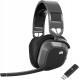 Corsair Gaming HS80 MAX Wireless Steel Gray (Juodos) Belaidės Žaidimų Ausinės 