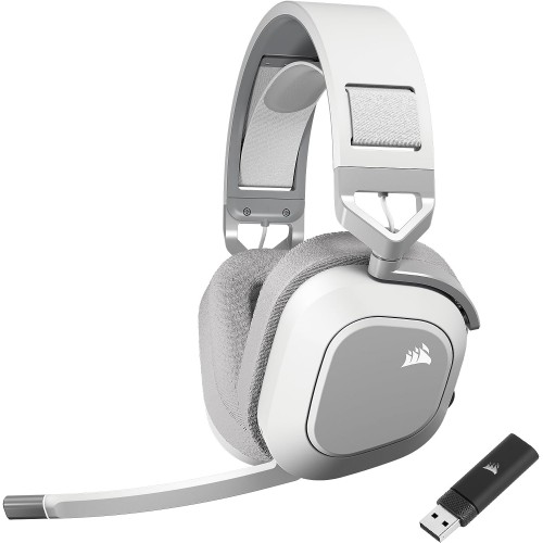 Corsair Gaming HS80 MAX Wireless White (Baltos) Belaidės Žaidimų Ausinės 