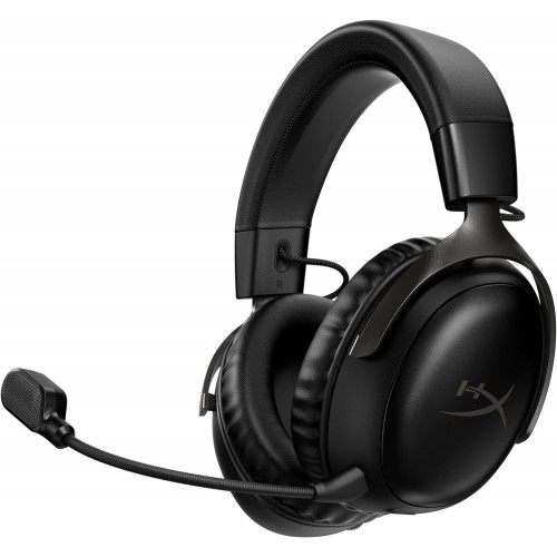 HyperX Cloud III Wireless Black (Juodos) Belaidės Žaidimų Ausinės 