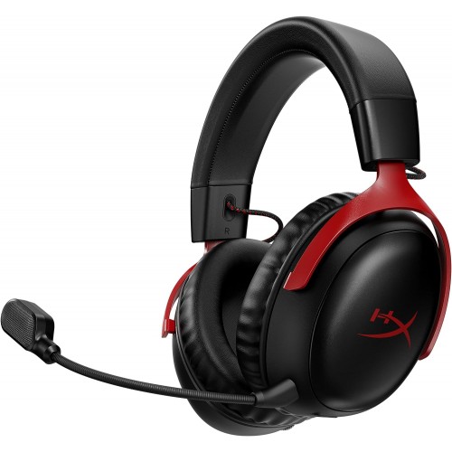 HyperX Cloud III Wireless Red (Raudonas) Belaidės Žaidimų Ausinės