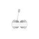 Žaidimų Ausinės SILENTIUM PC GEAR VIRO PLUS USB Onyx White (Balta)