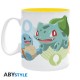 POKEMON - Mug (460 ml) Pikachu, Bulbasaur, Charmander & Squirtle - Puodelis