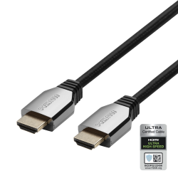 Deltaco R00100034 2m 48Gbps Black (Juodas) HDMI 2.1 Laidas