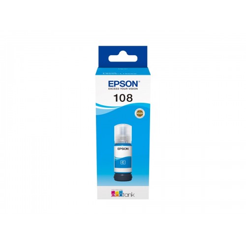 EPSON 108 EcoTank Cyan Ink Bottle (70 ml) Rašalas