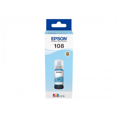 EPSON 108 EcoTank Light Cyan Ink Bottle (70 ml) Rašalas