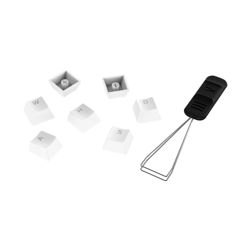 HyperX Double Shot PBT Full Keycap Set | White
