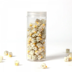 Gateron Milky Yellow Switch (110 vnt.) Klaviatūros Mygtukai