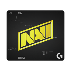 NAVI Mousepad (L 460 x 400 x 3mm) (Juodas) Pelės Kilimėlis