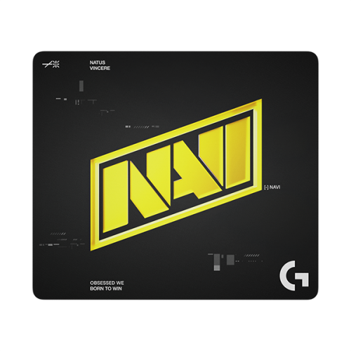 NAVI Mousepad (L 460 x 400 x 3mm) (Juodas) Pelės Kilimėlis