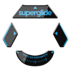 Superglide 1 (Type-S) Glass Skates Logitech G900 & G903 Black (Juodi) Pakaitiniai Mouse Feet