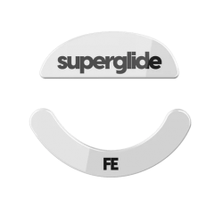 Superglide 1 (Type-S) Glass Skates Pulsar Xlite V2, V3, V4 & Feinmann F01 White (Balti) Pakaitiniai Mouse feet