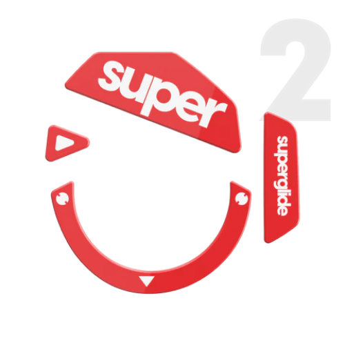 Superglide 2 (Type-C) Glass Skates Logitech G502 Red (Raudoni) Pakaitiniai Mouse Feet