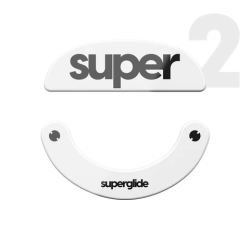 Superglide 2 (Type-C) Glass Skates Pulsar X2 & X2H & X2A White (Balti) Pakaitiniai Mouse Feet
