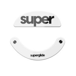 Superglide 2 (Type-C) Glass Skates Pulsar Xlite V2, V3, V4 & Feinmann F01 White (Balti) Pakaitiniai Mouse Feet