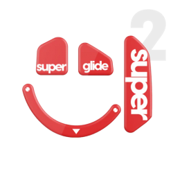 Superglide 2 (Type-C) Glass Skates Razer Basilisk V3 Pro Red (Raudoni) Pakaitiniai Mouse Feet