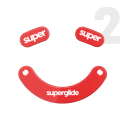 Superglide 2 (Type-C) Glass Skates Razer Viper V2 Pro Red (Raudoni) Pakaitiniai Mouse Feet