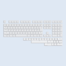 Wooting Dye-sub PBT Keycap Set | White 