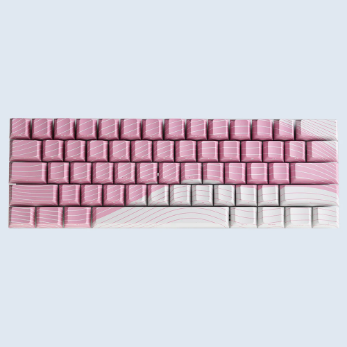 Wooting Magnetic Wave Keycap Set | Blossom Pink