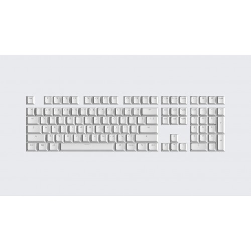 Wooting Double Shot OEM PBT Full Keycap Set | Just White
