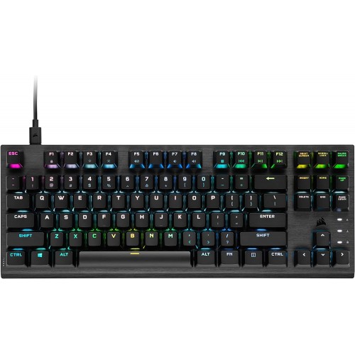 Corsair Gaming K60 PRO TKL RGB - US layout - OPX Optical-Mechanical Switches - Optinė Žaidimų Klaviatūra