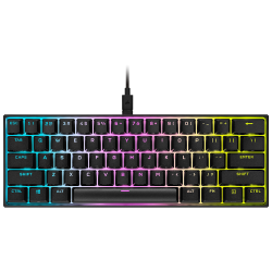 Corsair Gaming K65 MINI - US layout - Cherry MX Red Switches - Black (Juoda) Mechaninė Žaidimų Klaviatūra 